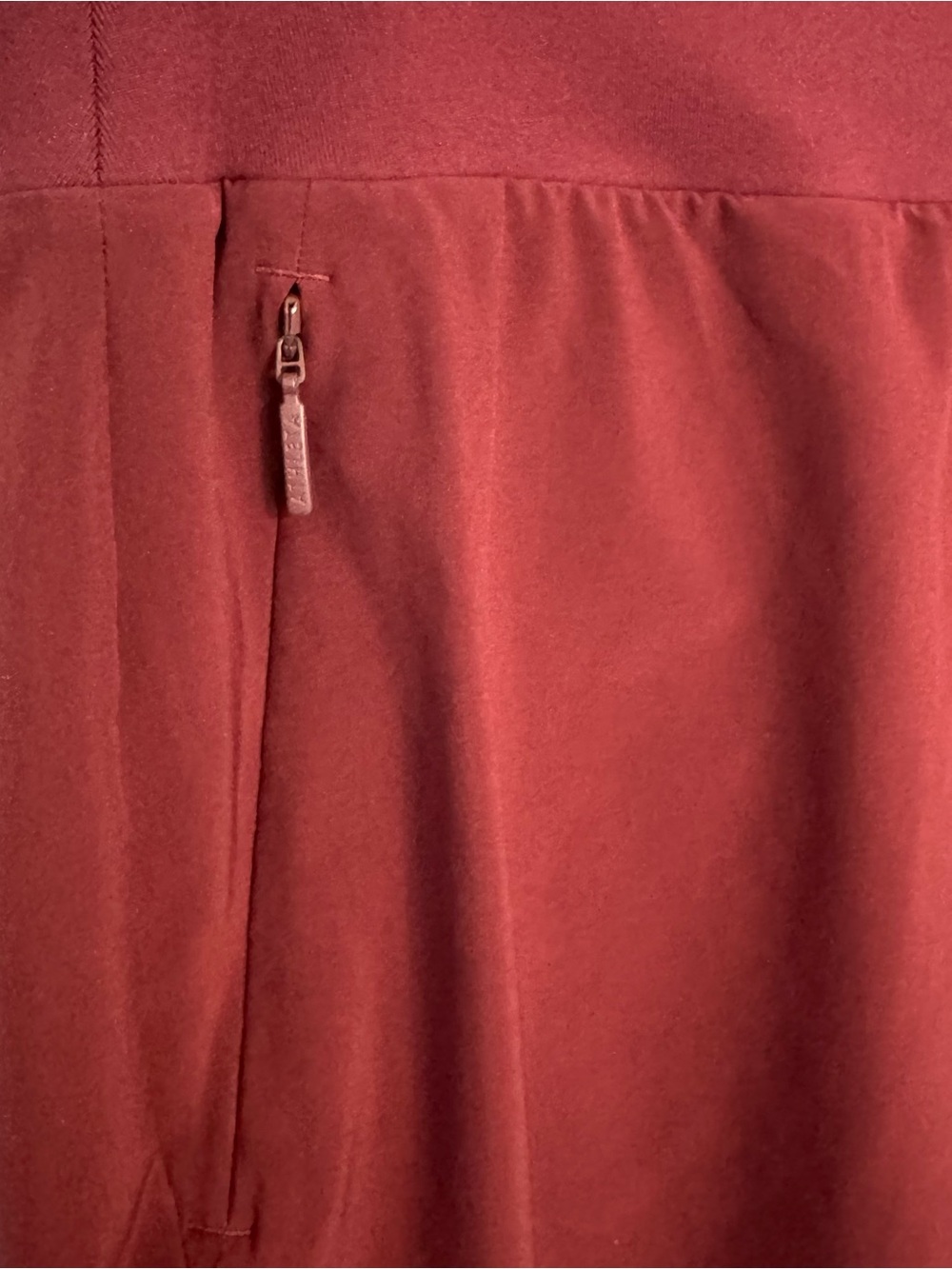 Athleta Maroon dark garnet red soho Active skirt Skort with Built-In Shorts - Picture 3 of 8